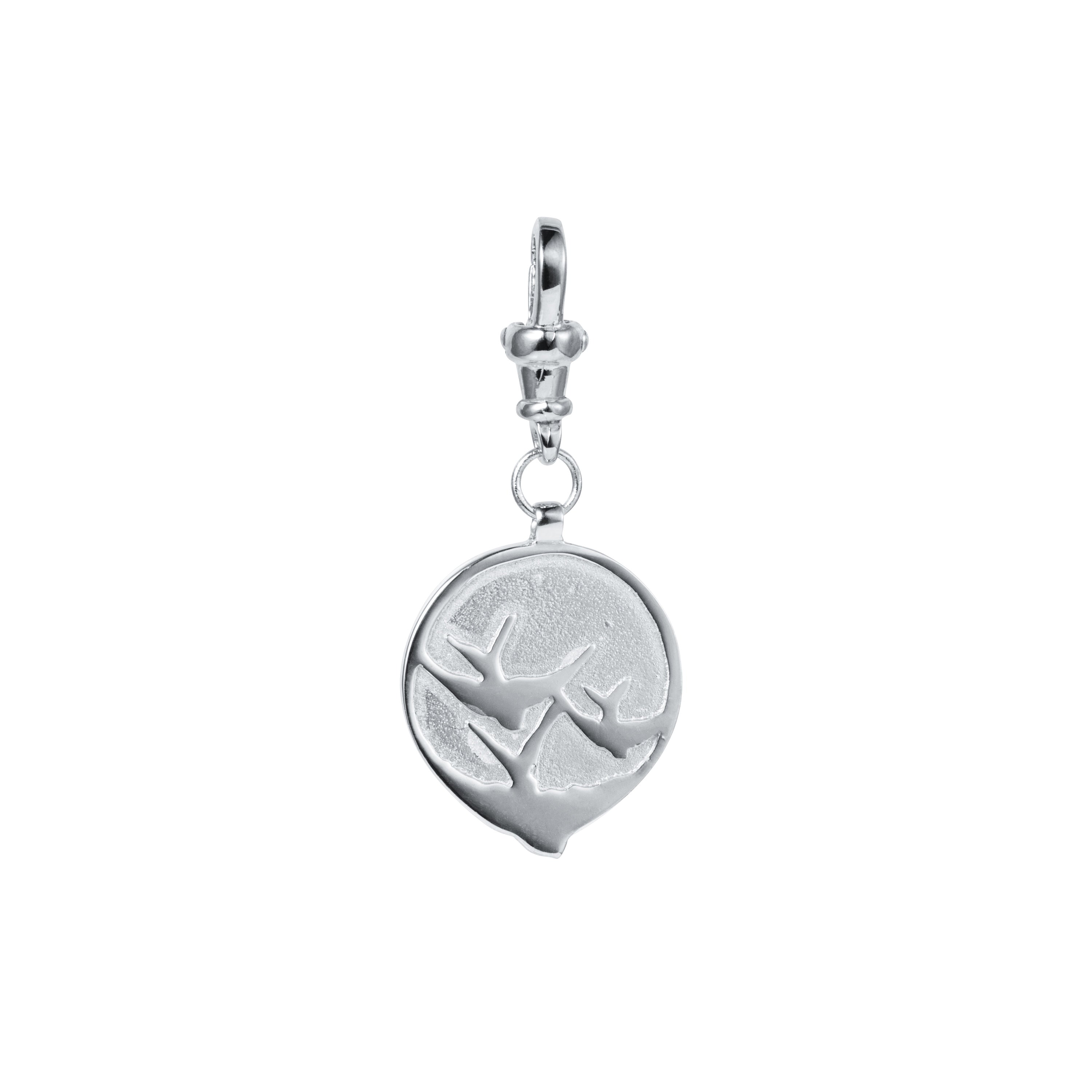 Flight of Swallows Pendant Charm
