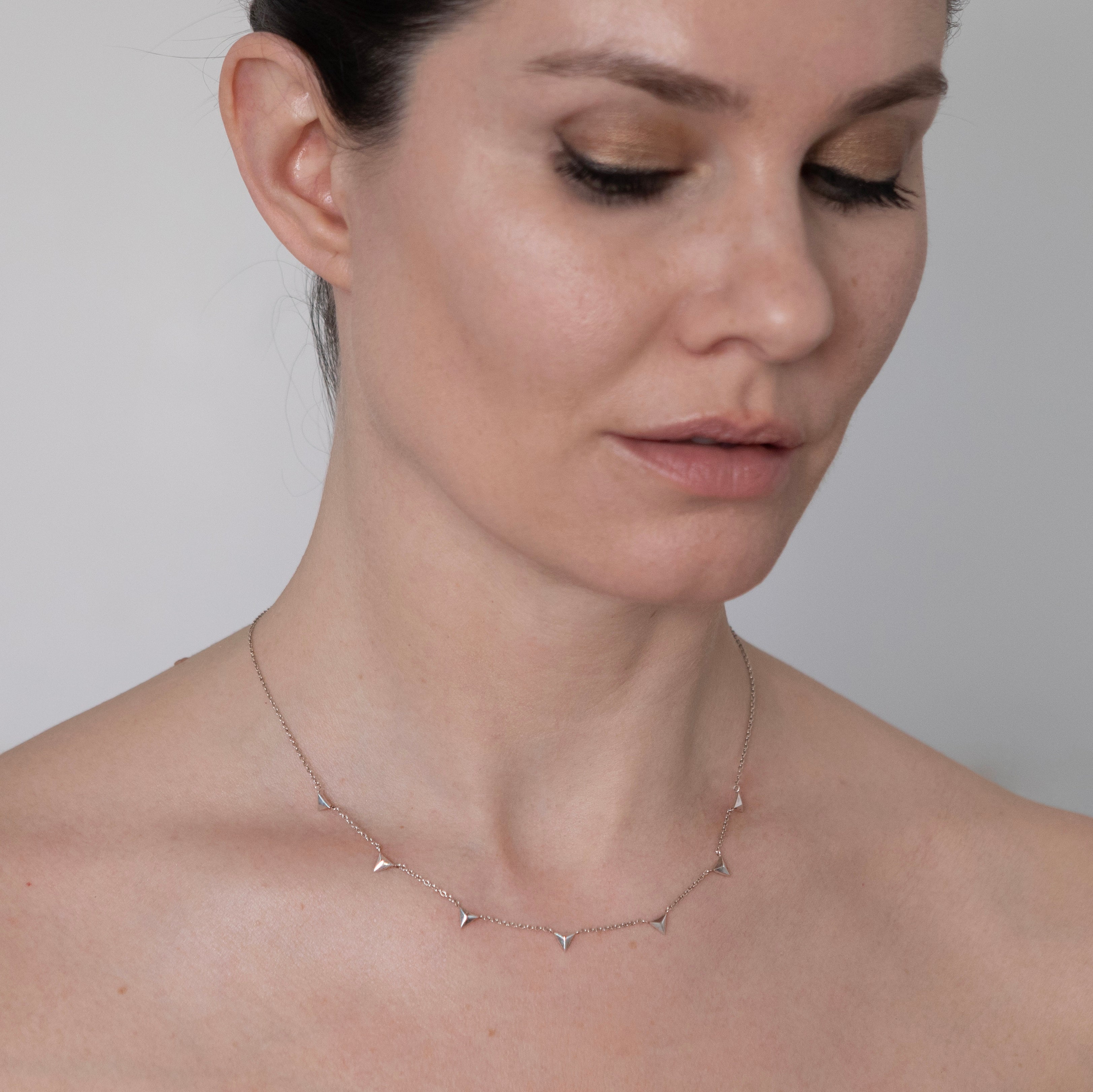 Rocka Seven Stud Necklace