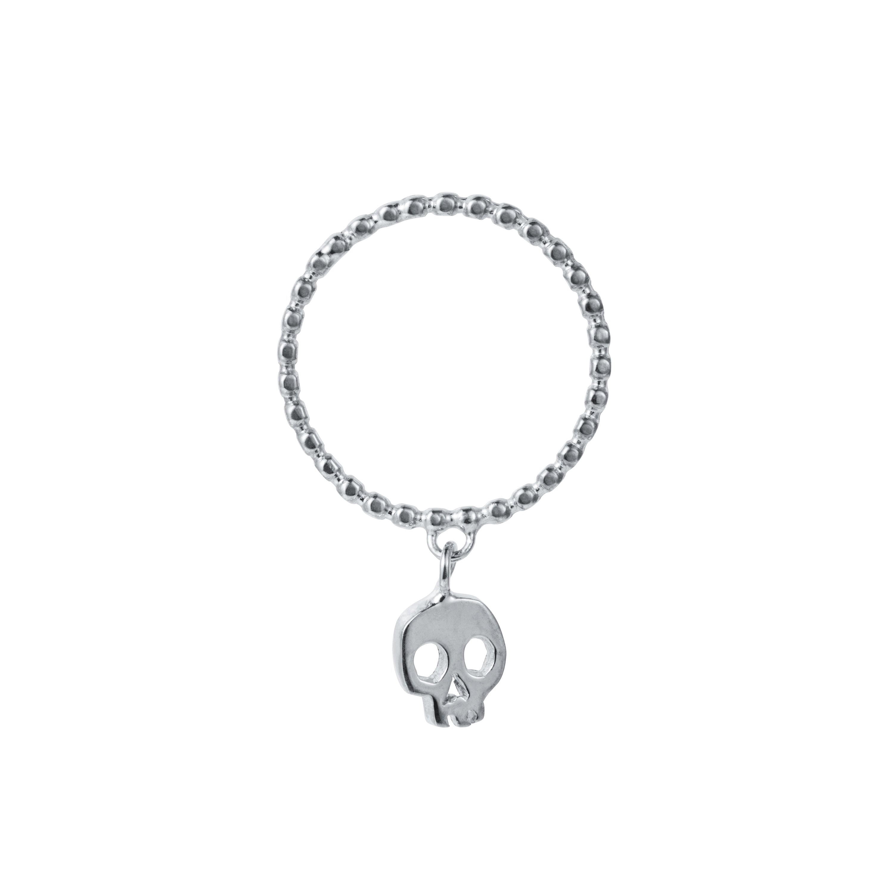 Skull Drop Ring