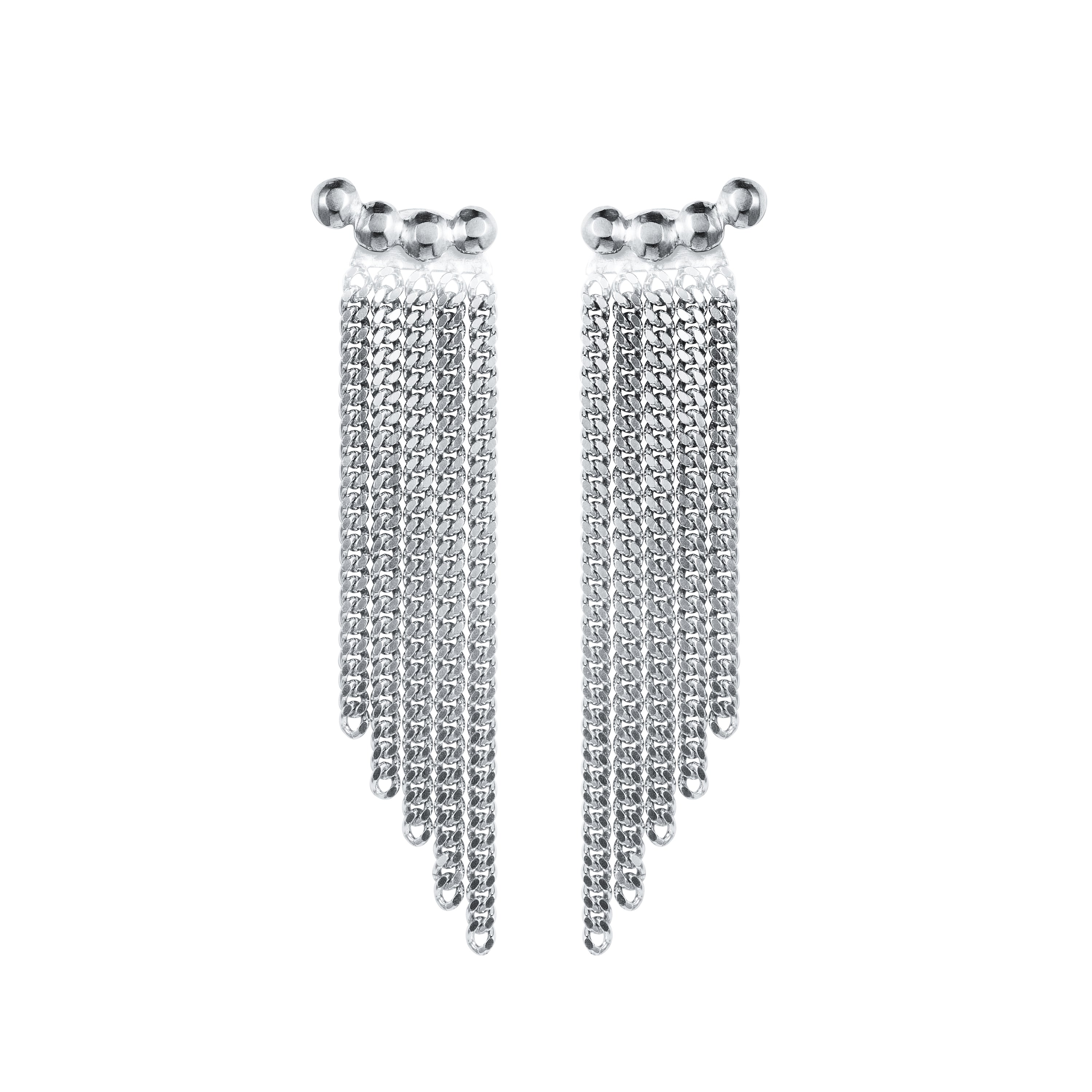 Speakeasy 4-Stud Chainback Earrings