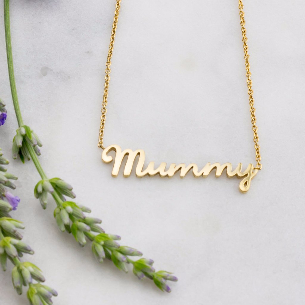 Mummy Necklace in gold, Louise Wade London