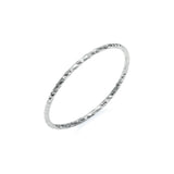 Extra Fine Diamond Cut Stacking Ring