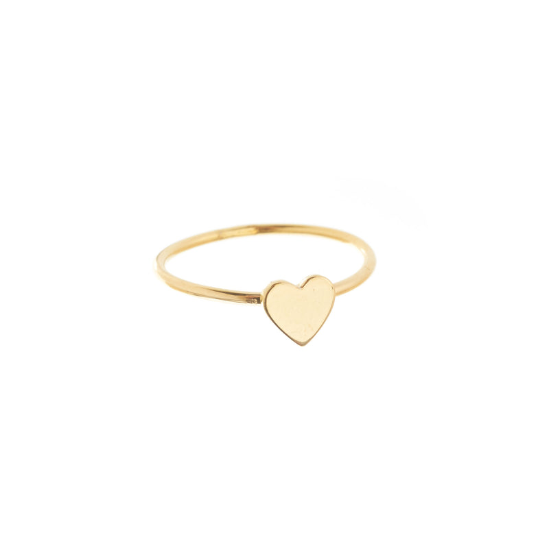 heart ring by Louise Wade gold vermeil