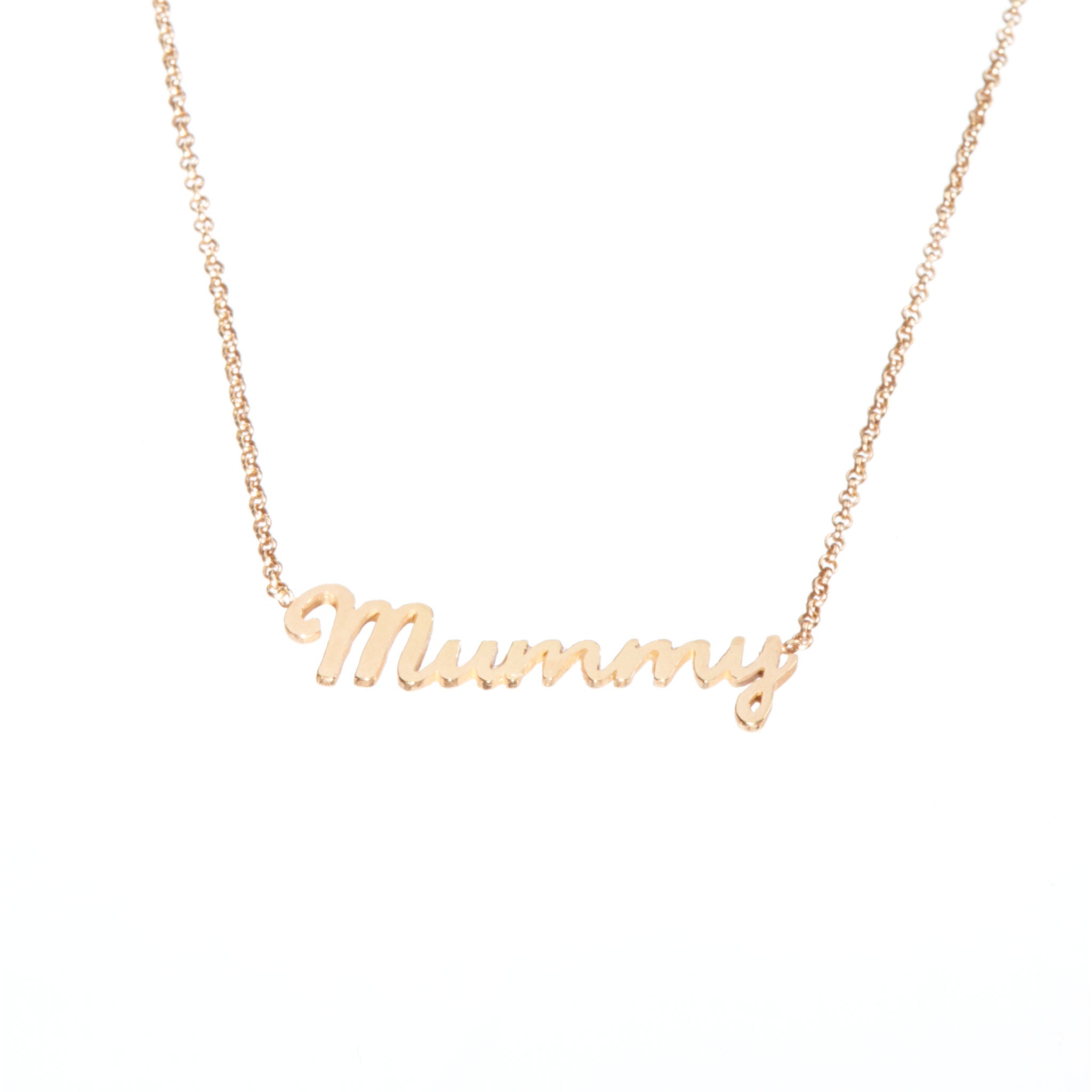 Mummy Necklace Louise Wade gold vermeil