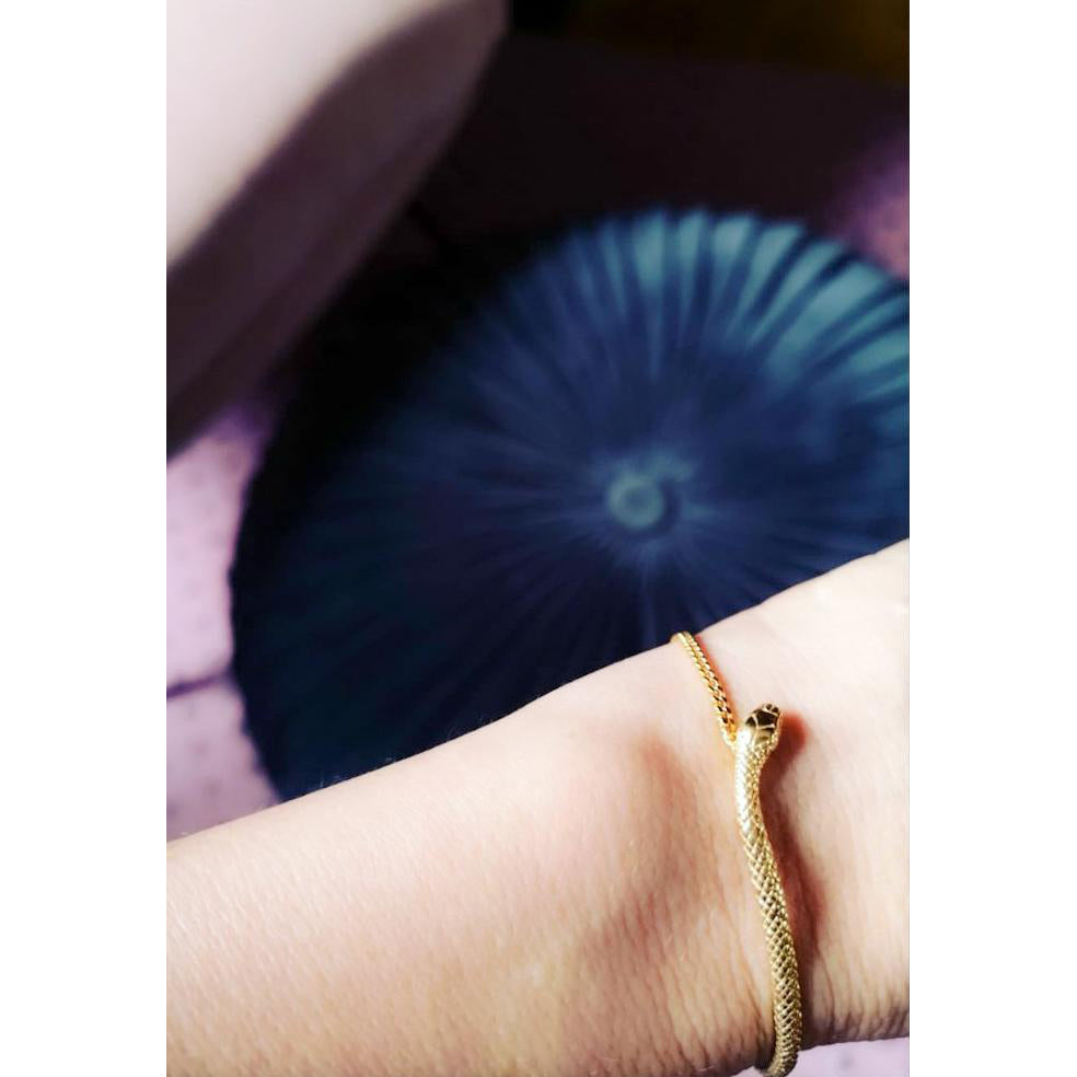 Serpent Half Bangle