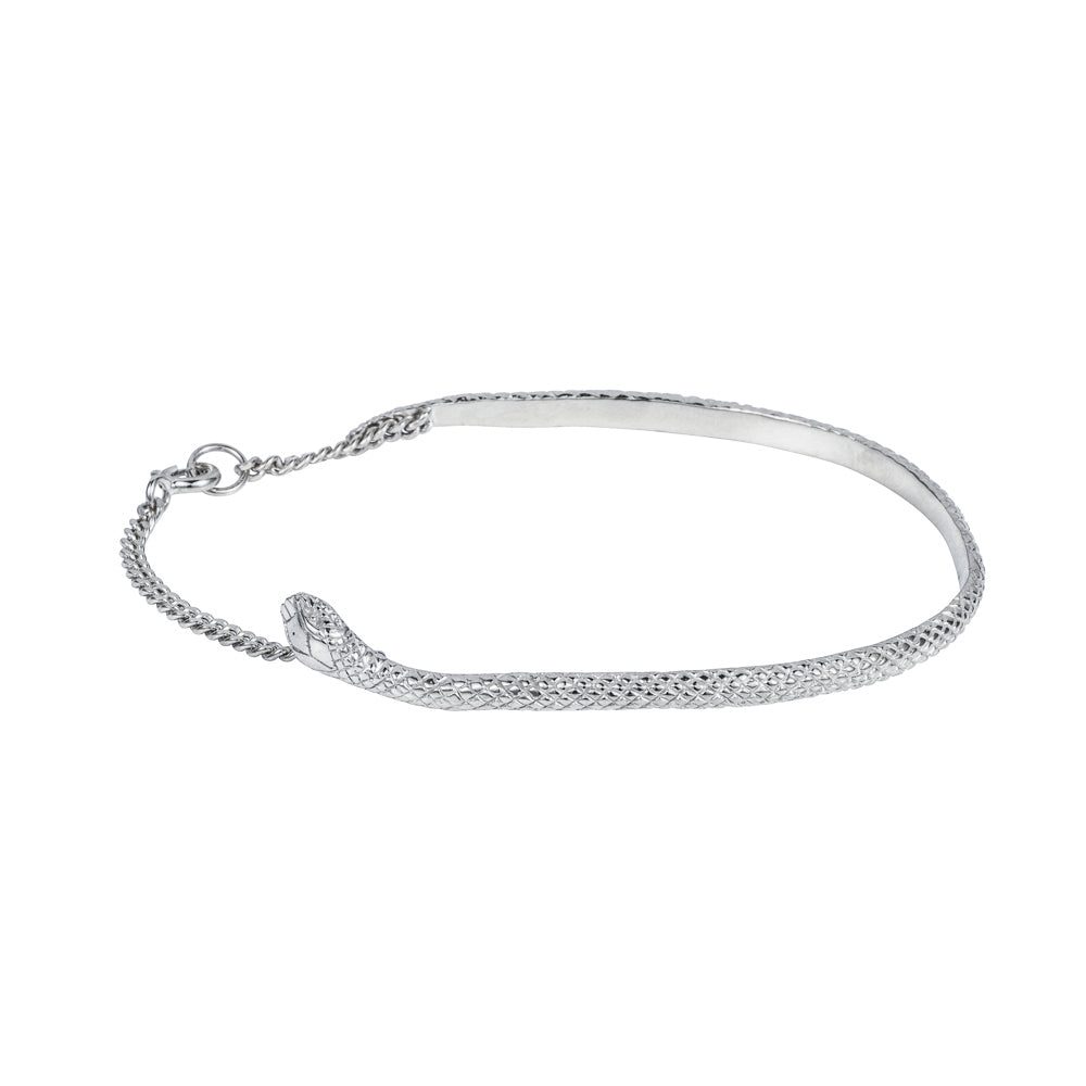 Serpent Half Bangle