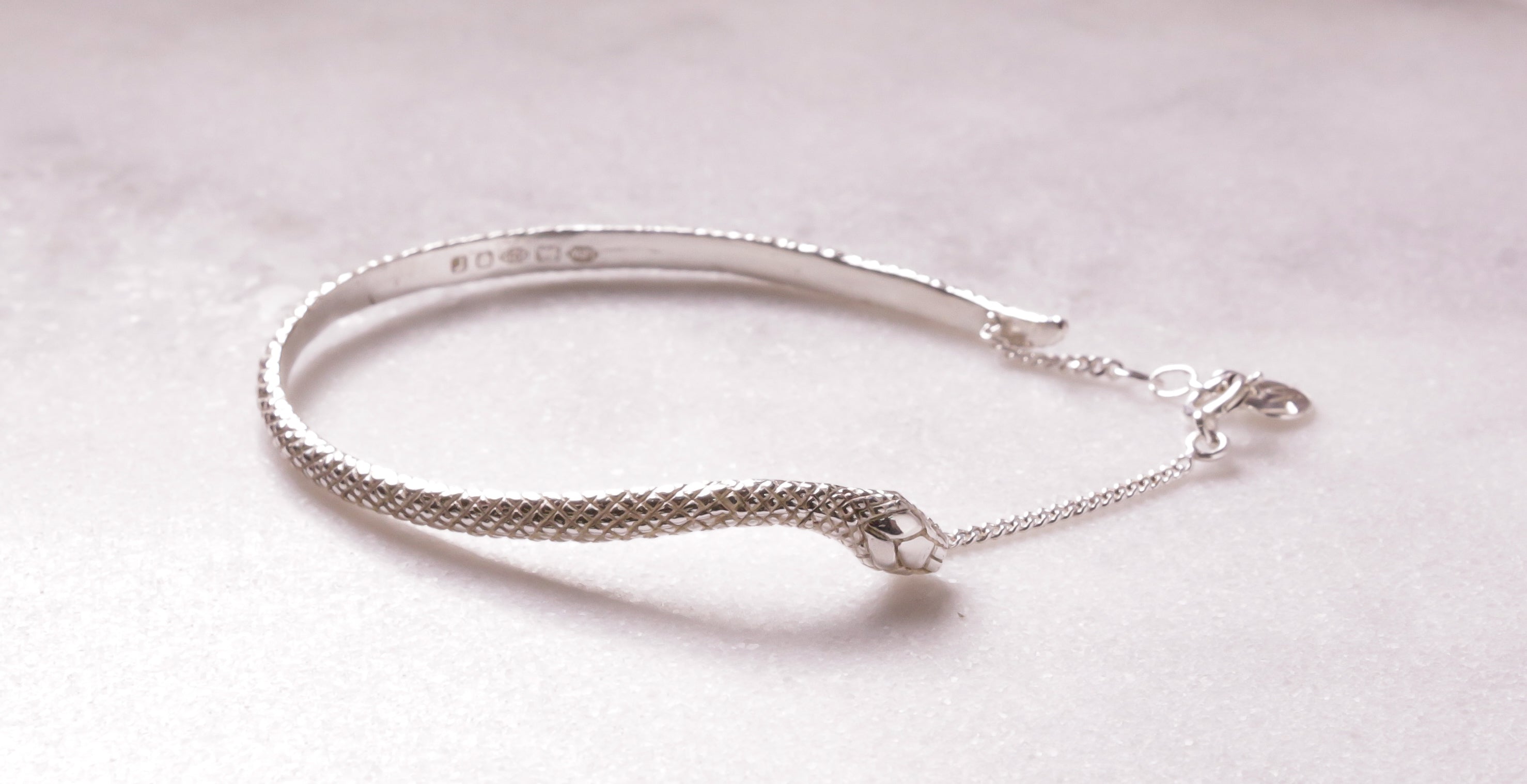 Serpent Half Bangle