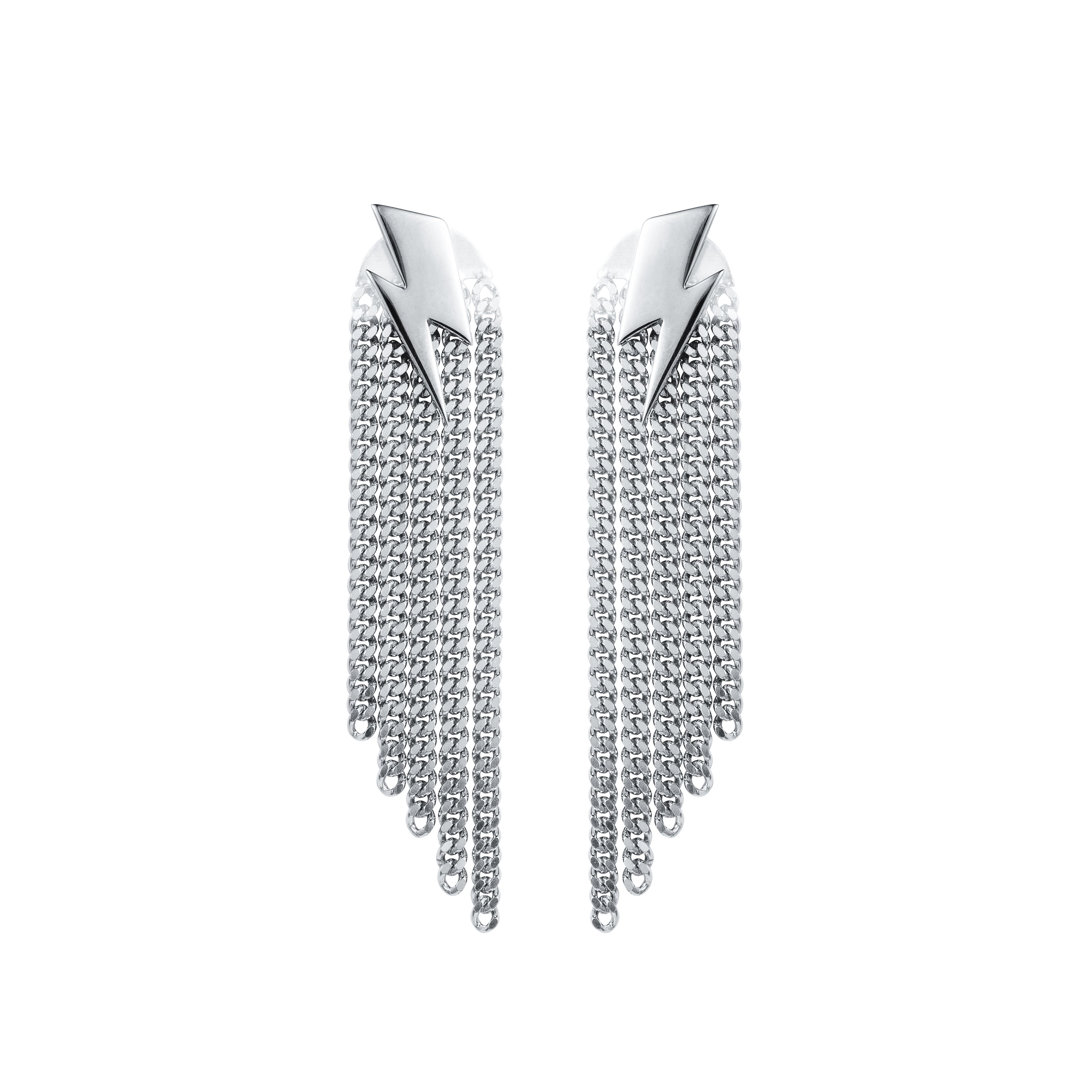 Bowie Flash Chainback Earrings