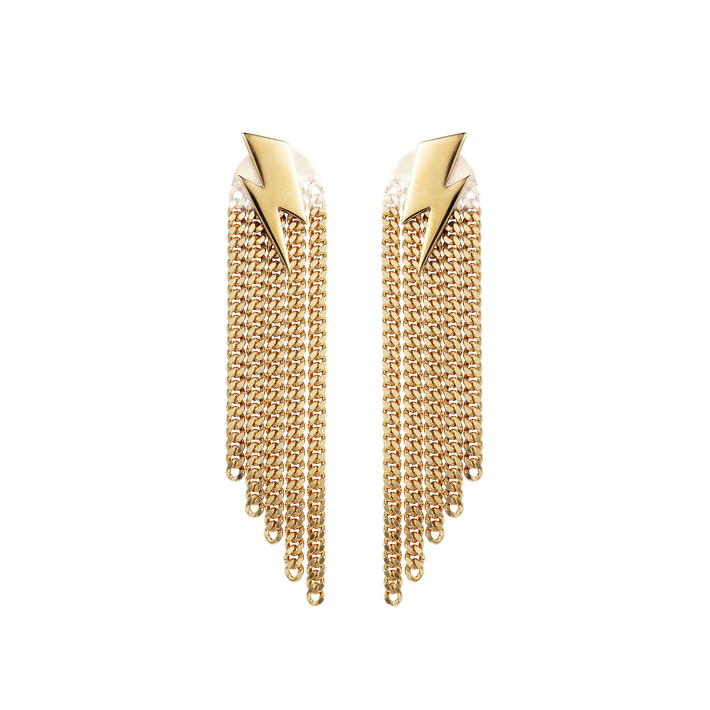Bowie Flash Chainback Earrings