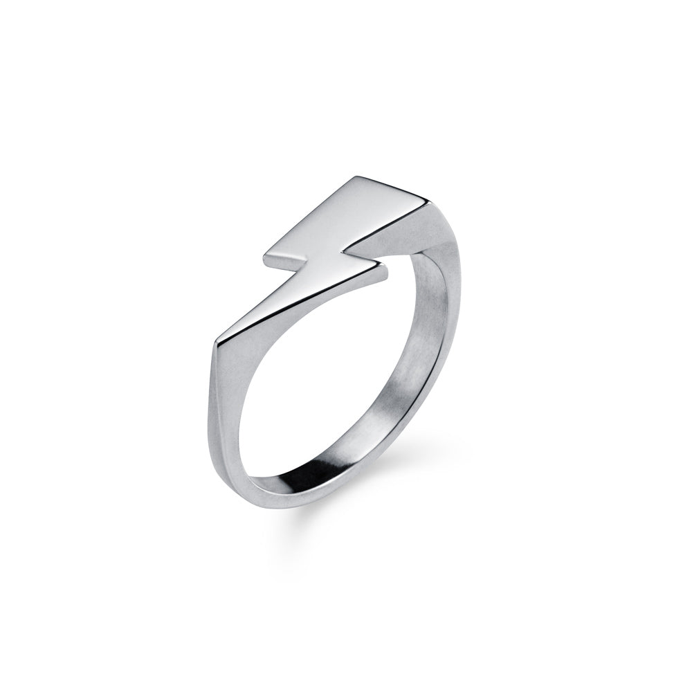 Bowie Flash Signet Ring