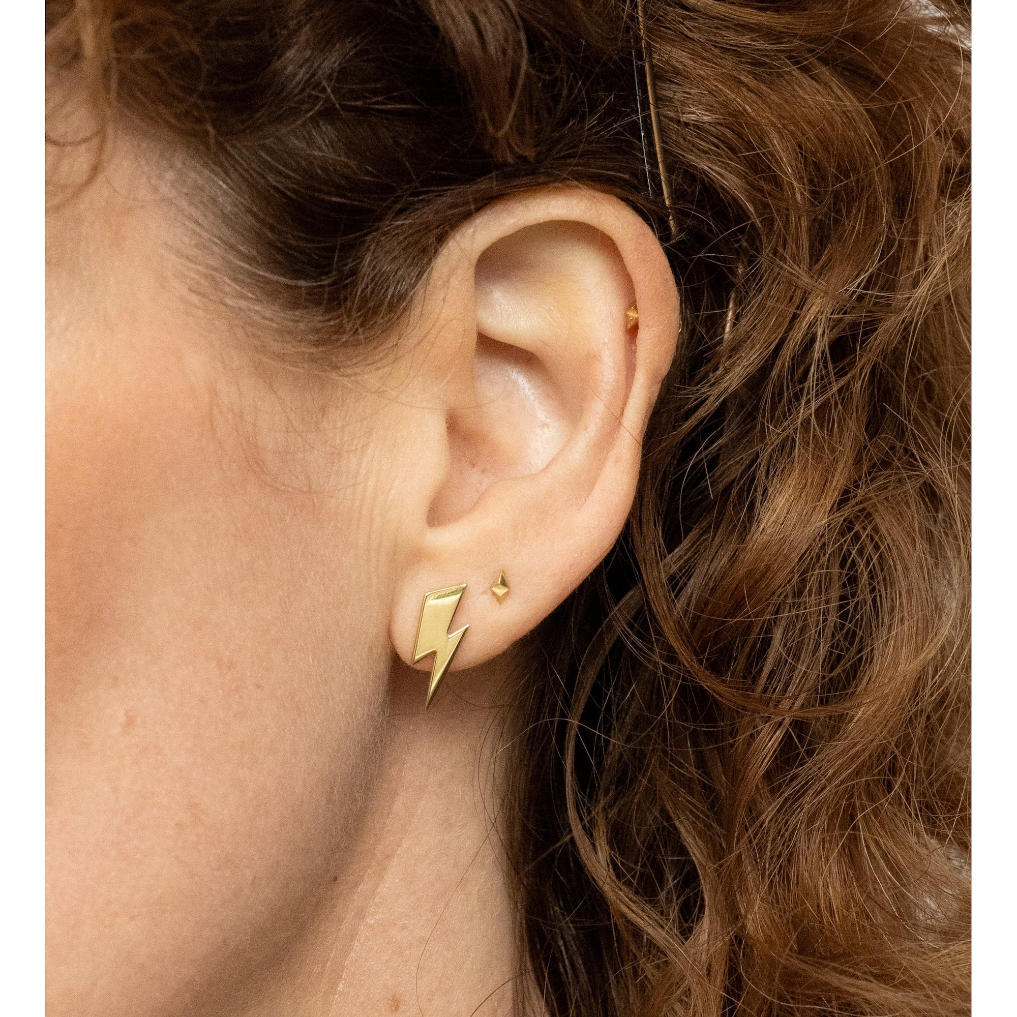 Bowie Flash Stud Earrings