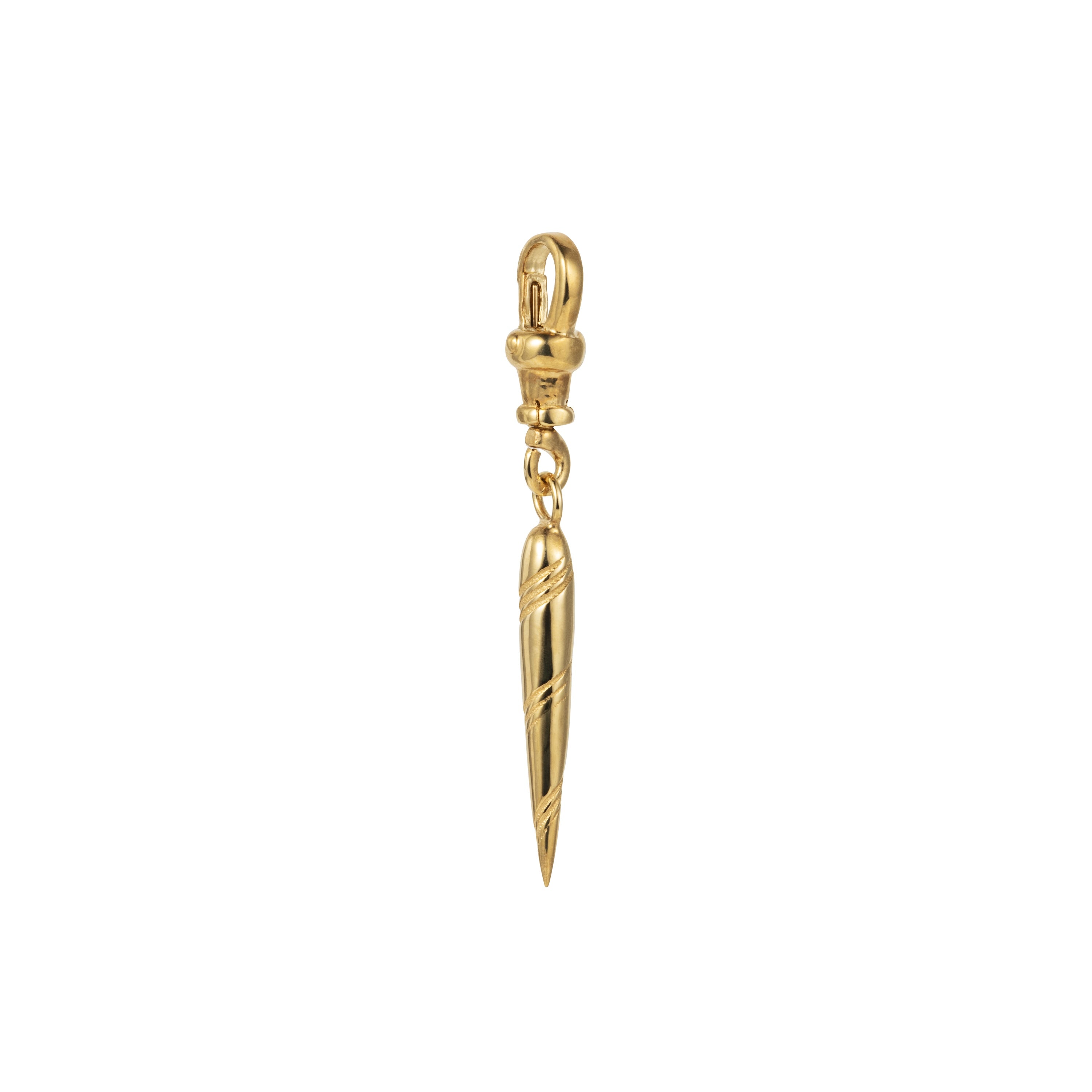 Brooks Spiral Pendant Charm