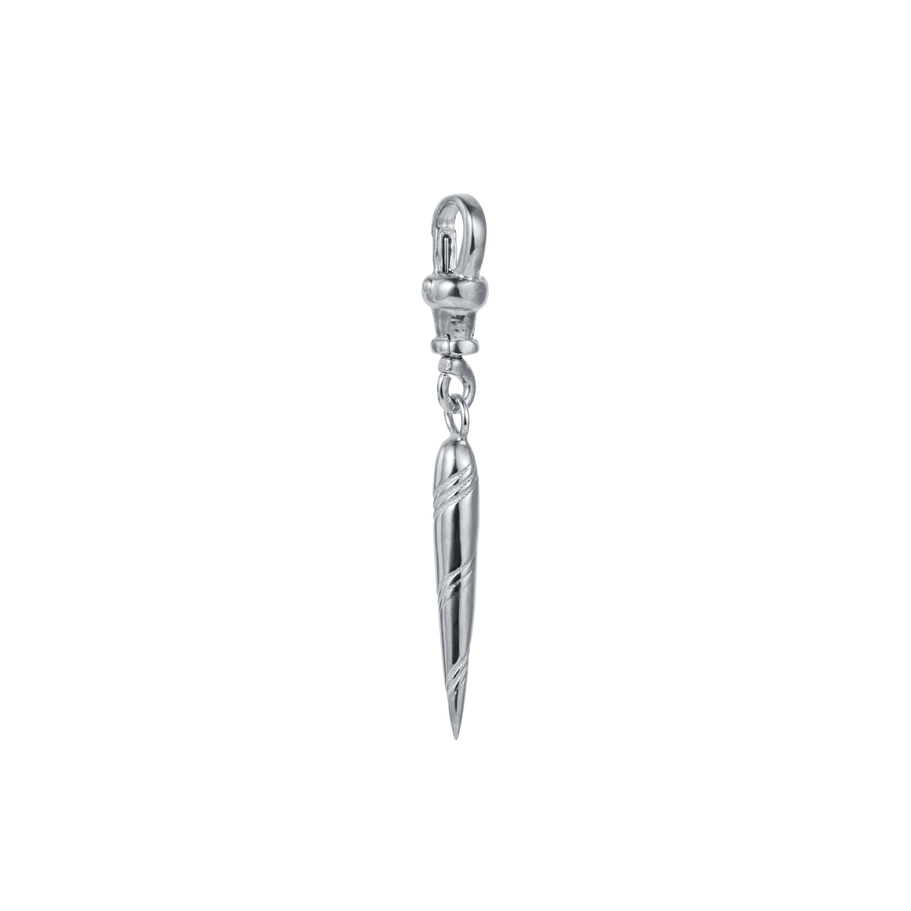 Brooks Spiral Pendant Charm