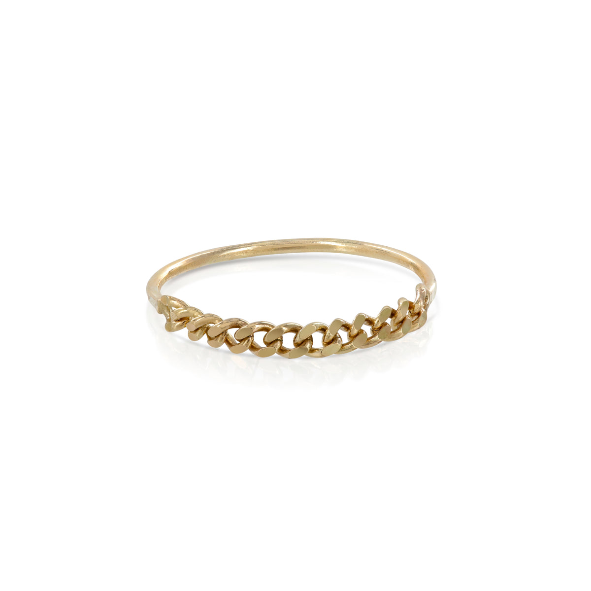 Chain Ring – Sculptural Gold & Silver Design