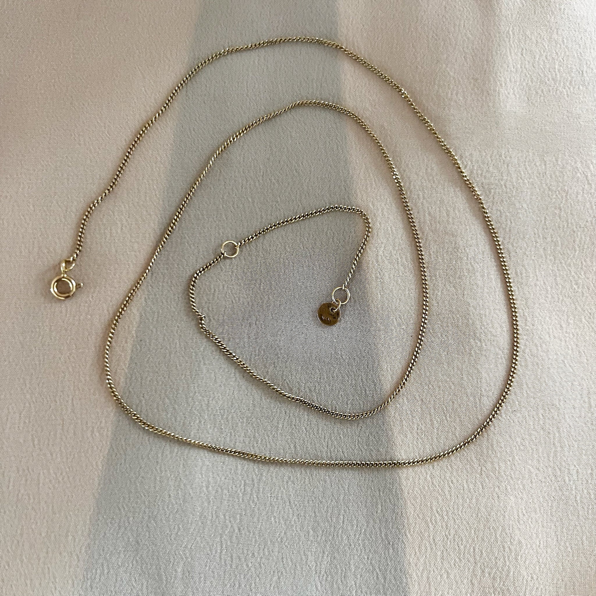 Fine Curb Chain for Pendant Charms