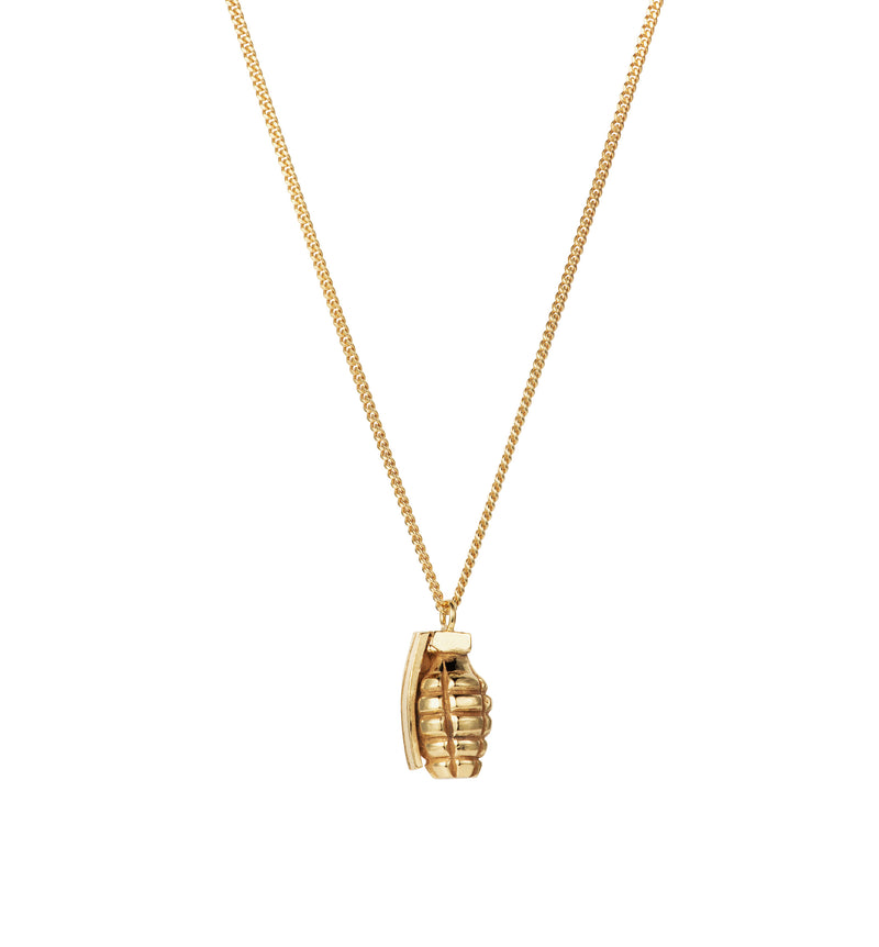 Grenade Pendant Necklace