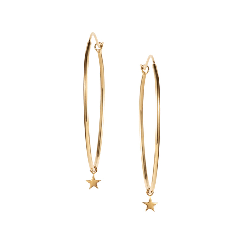 Stellar Hoop Earrings