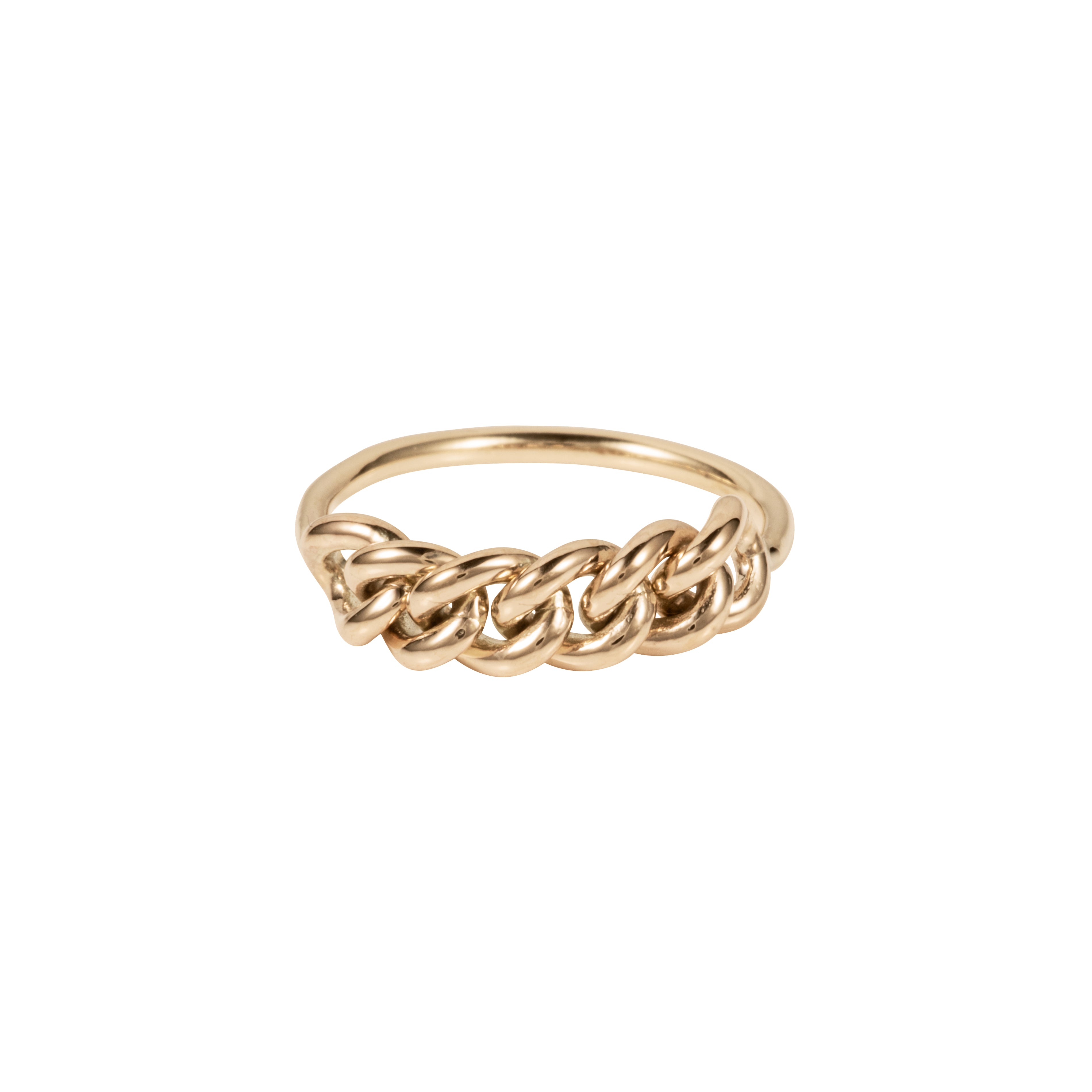 Paris Chain Ring 9ct Gold