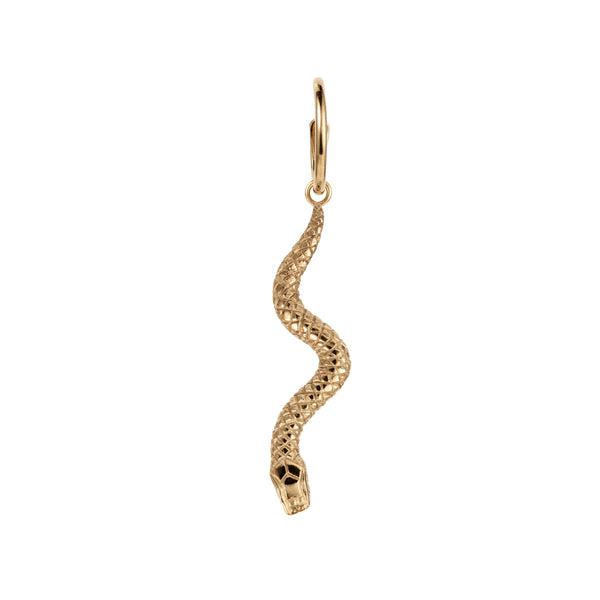 Serpent Hoop Earring