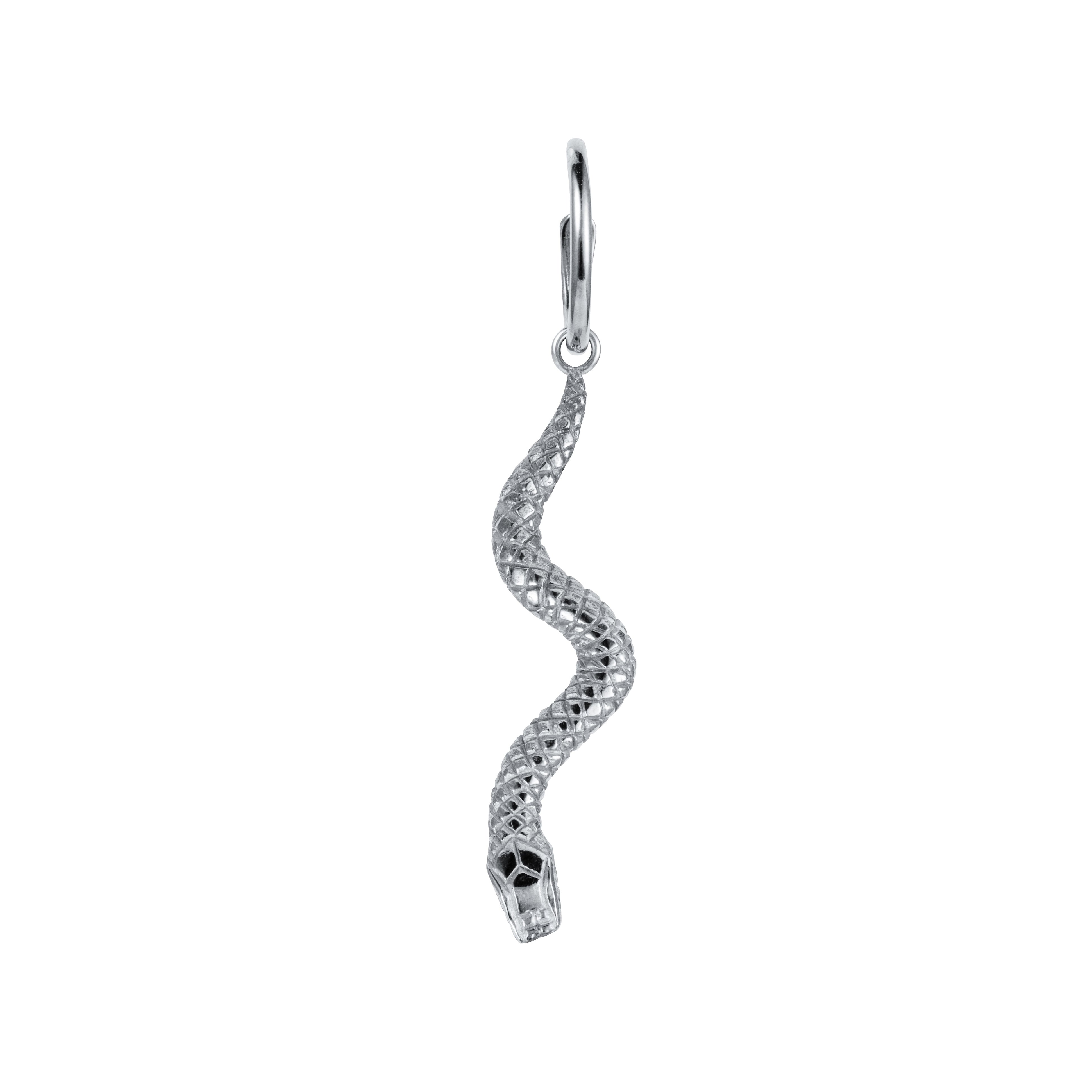 Serpent Hoop Earring