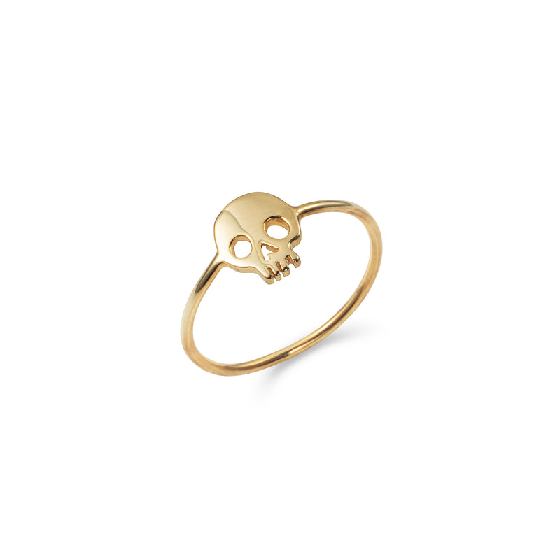 Gold Skull Ring– Michele Varian Shop