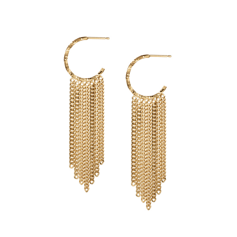 French 75 Hoop Earrings