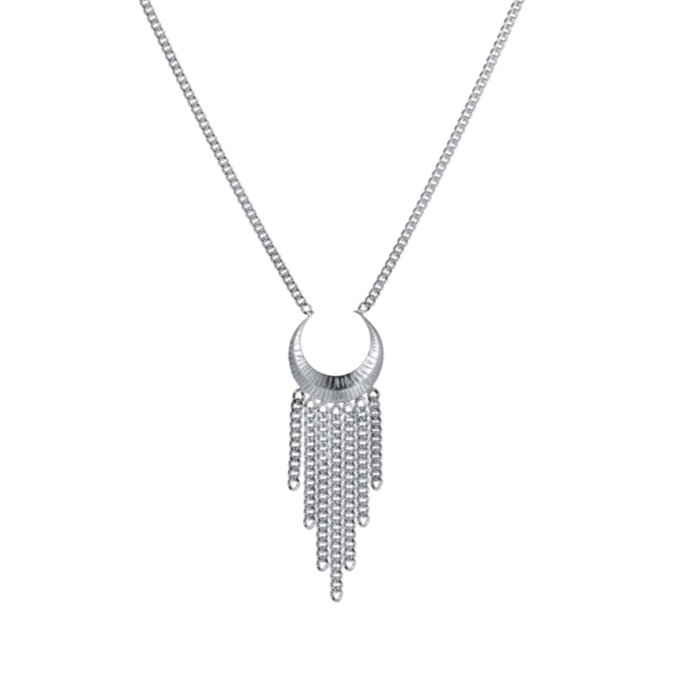 Textured Moonlight Necklace