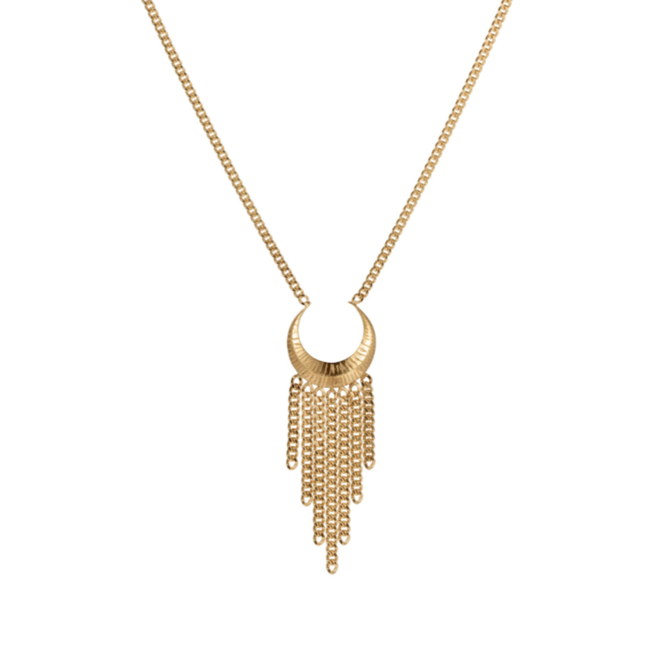 Textured Moonlight Necklace