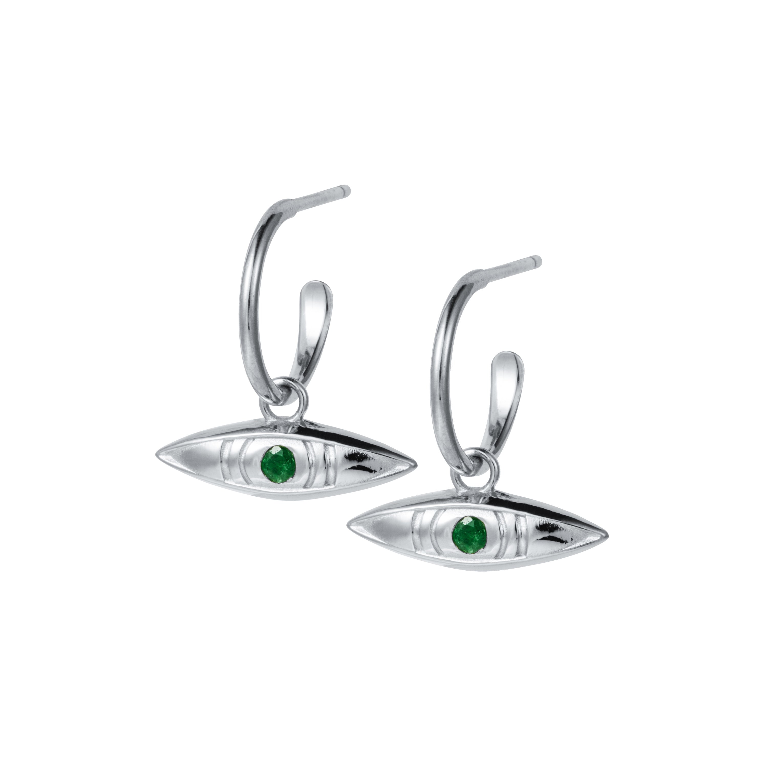 Third Eye Hoop Earrings