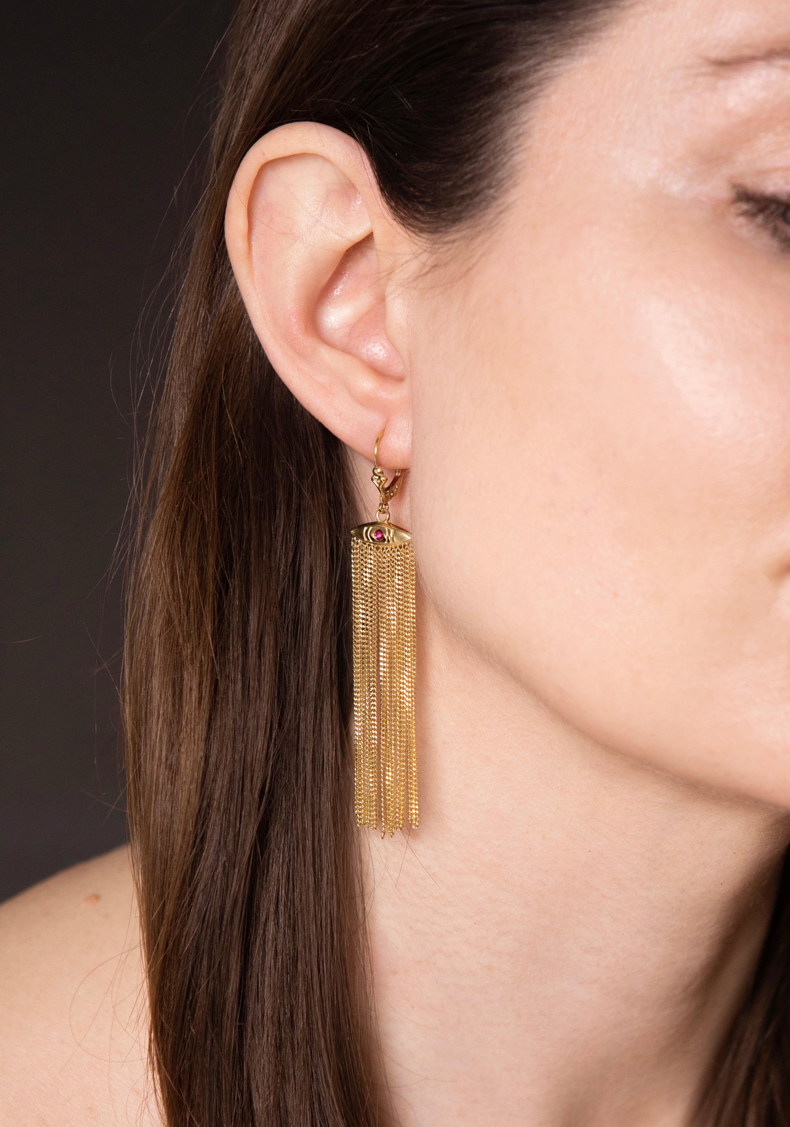 Third Eye Waterfall Earrings