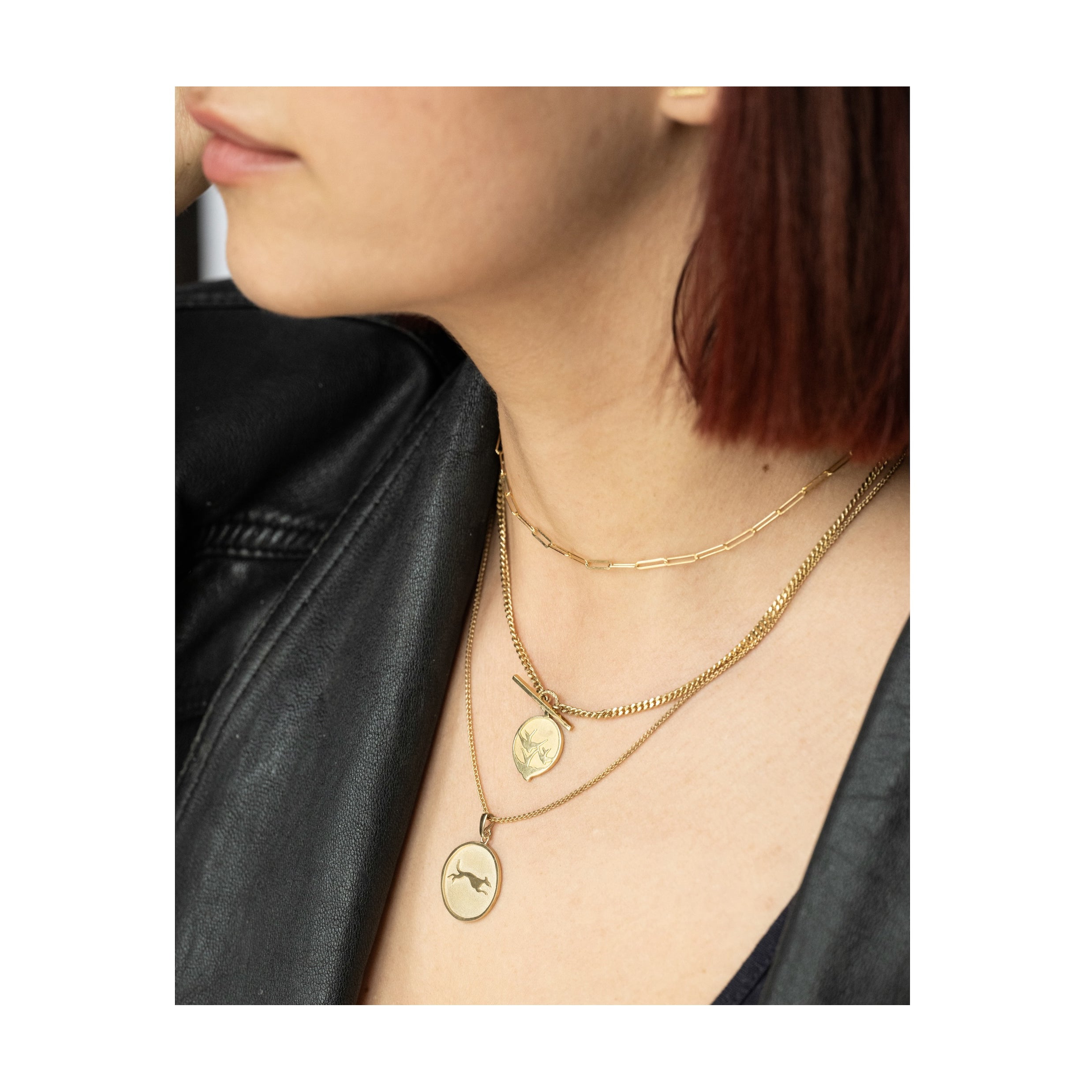 Whippet Pendant Necklace
