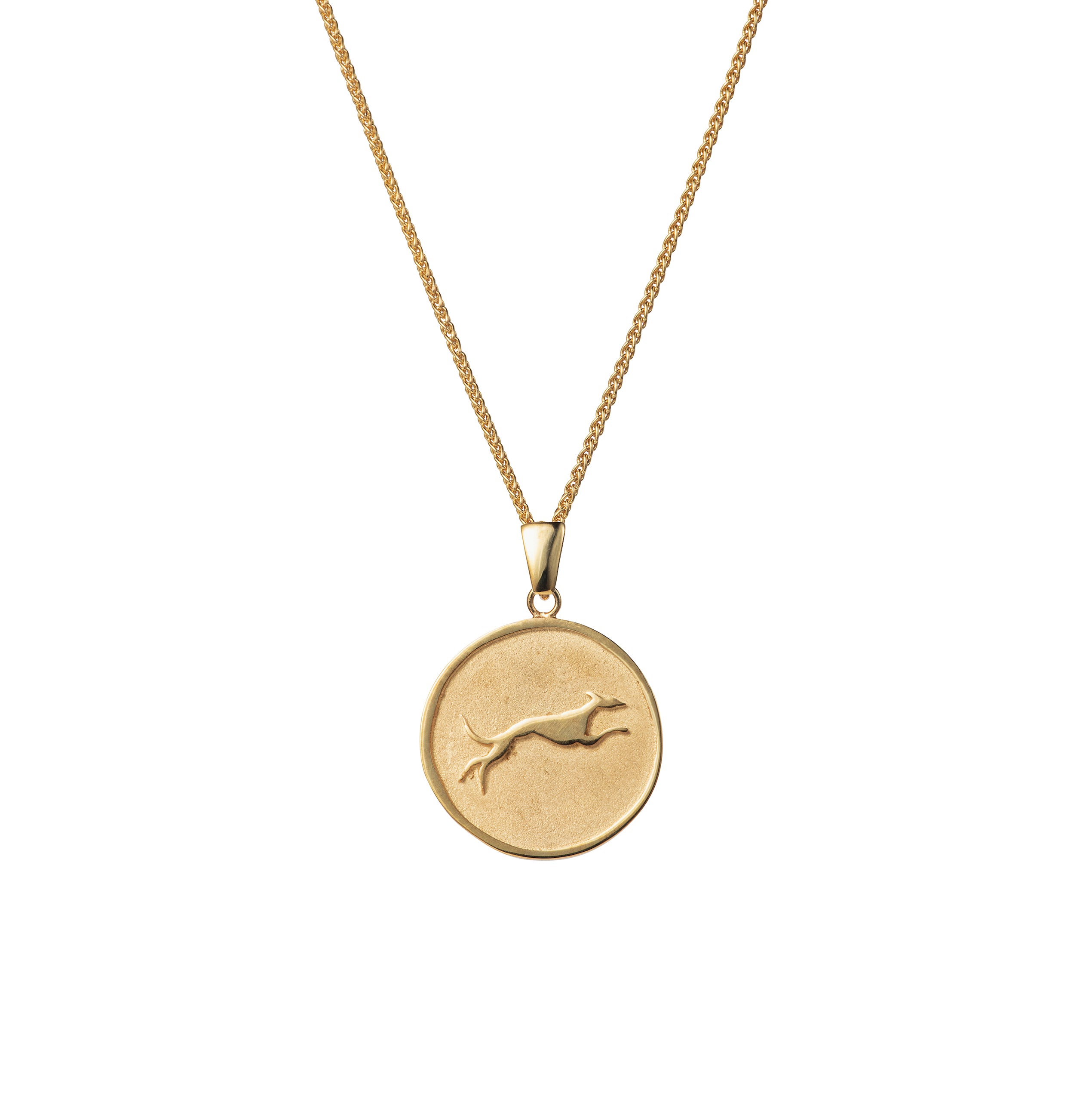 whippet necklace, whippet jewellery, sighthound necklace