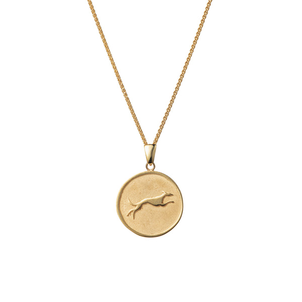 Whippet Pendant Necklace