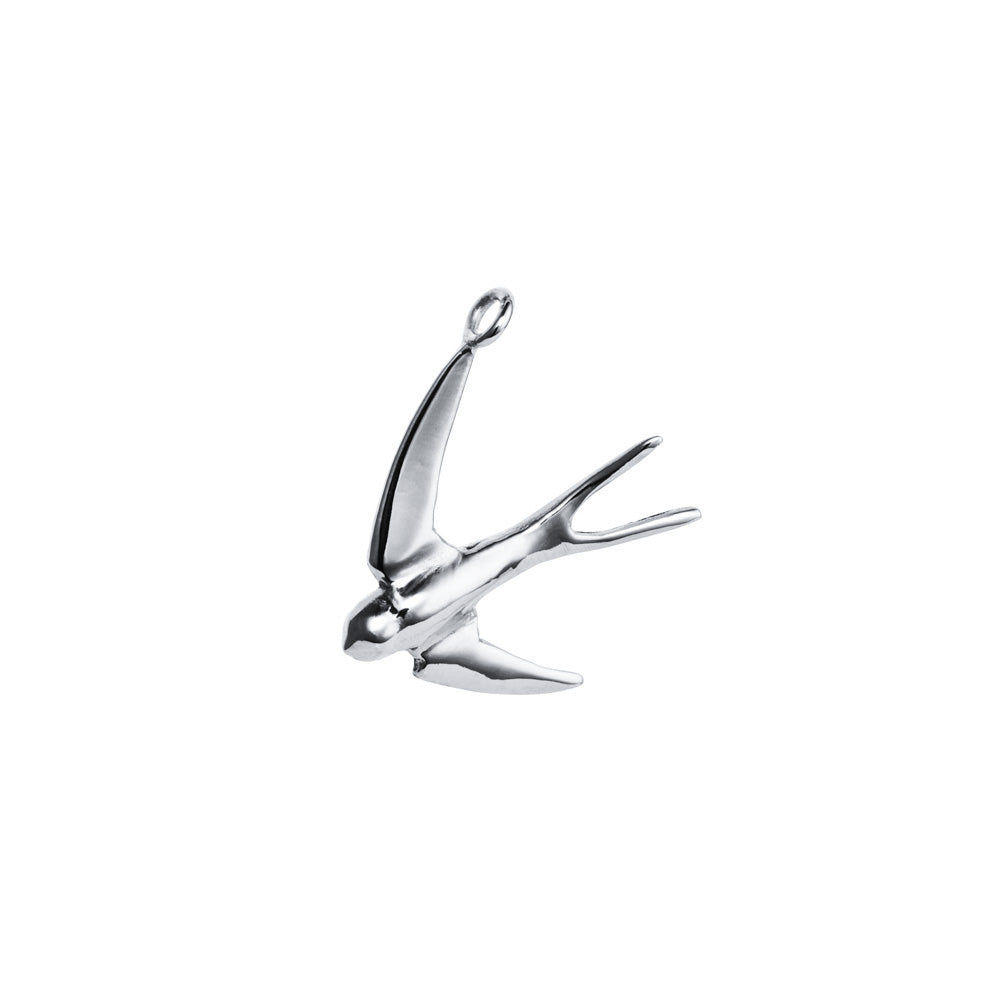 3D Swallow Charm
