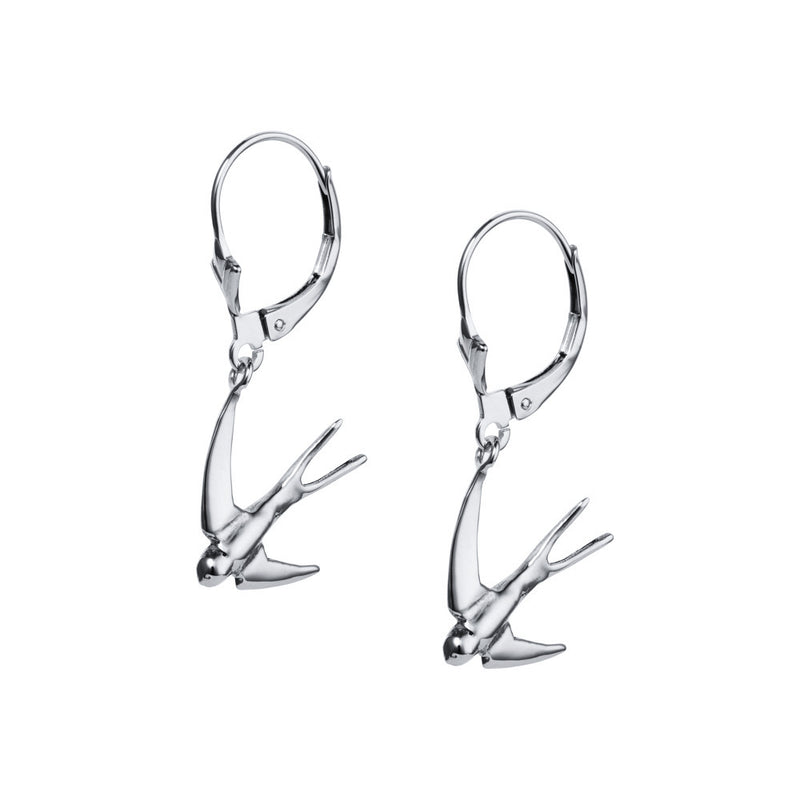 3D Swallow Earrings