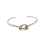 love knot bangle in sterling silver by Louise Wade