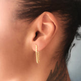 Rocka Line Chainback Earrings
