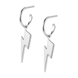 Bowie Flash Hoop Earrings