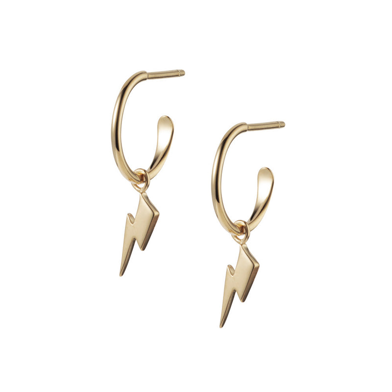 Bowie Mini Flash Hoop Earrings