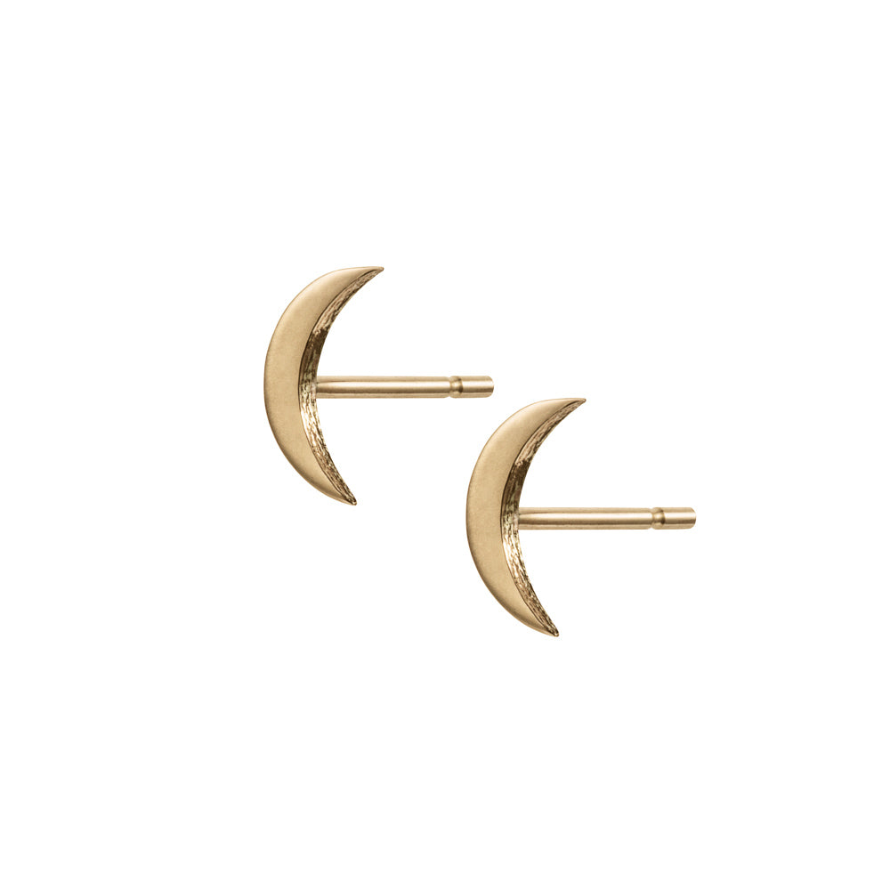 D. Louise Moon Stud Earrings