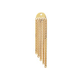 French 75 Detachable Chain Back Earring