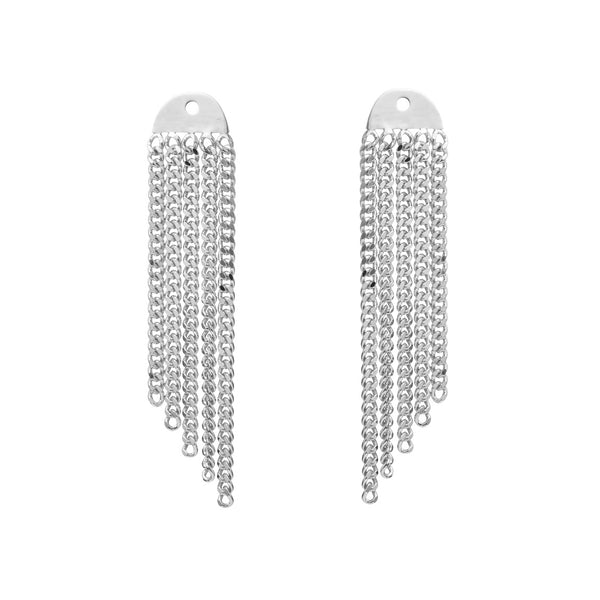 French 75 Detachable Chain Back Earrings