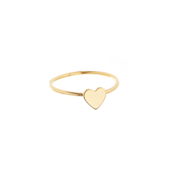 heart ring by Louise Wade gold vermeil