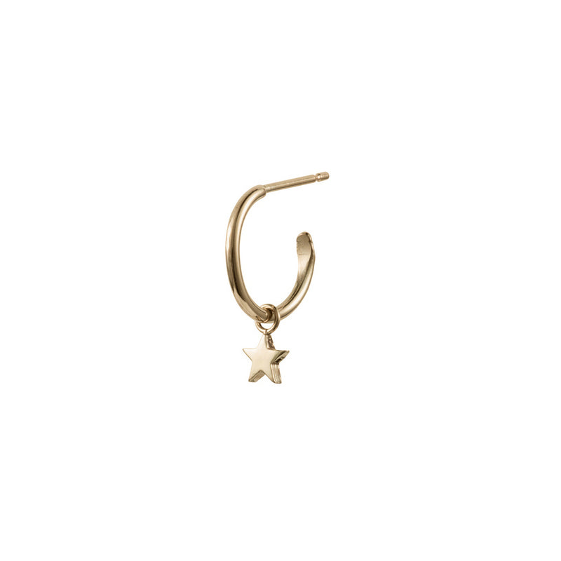 Little Star Hoop Earring
