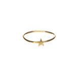 Little Star ring, gold star ring, christmas star, louise wade jewellery, made in london