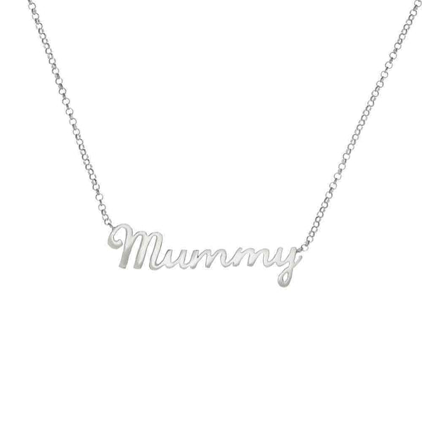 Mummy Necklace Sterling Silver by Louise Wade