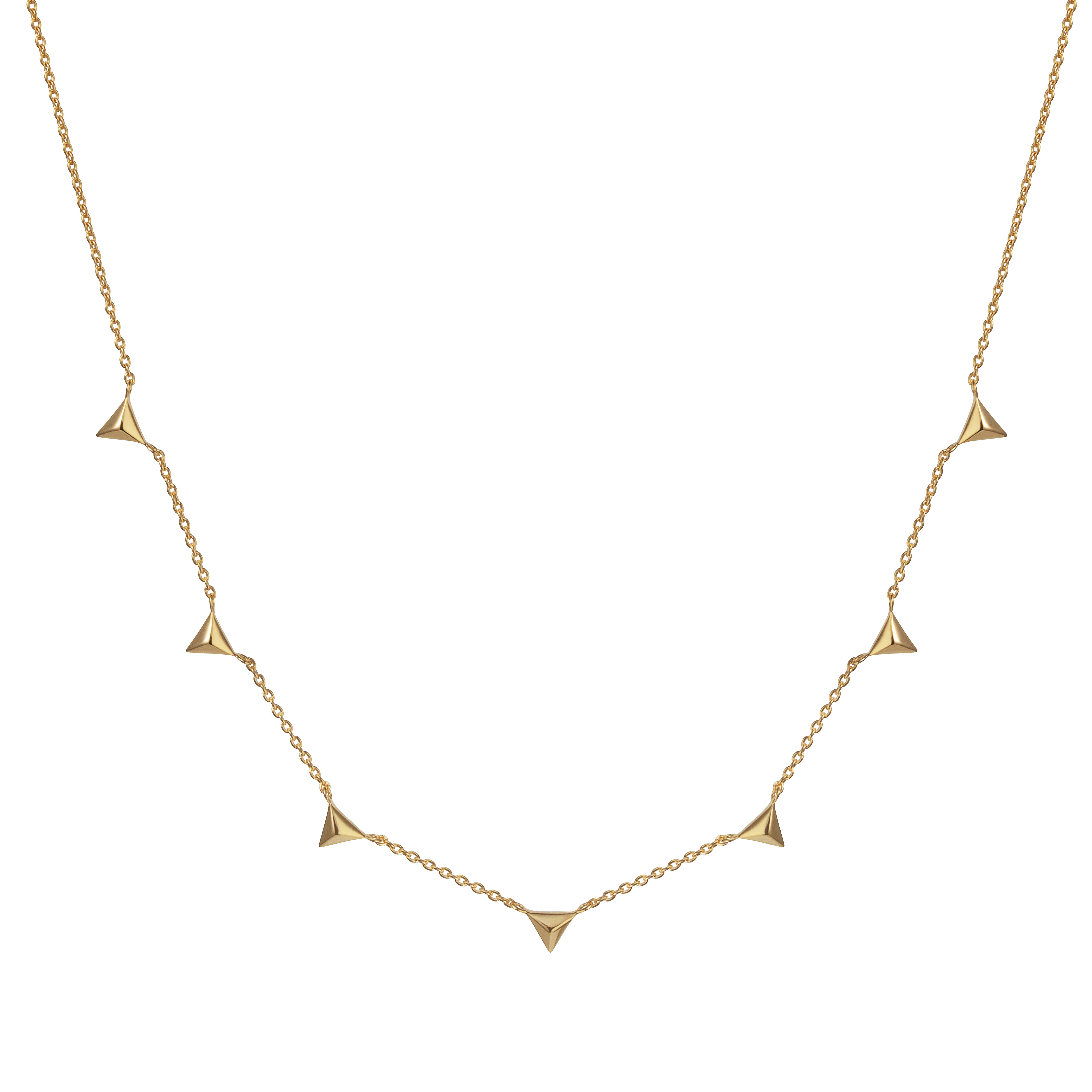 Rocka Seven Stud Necklace