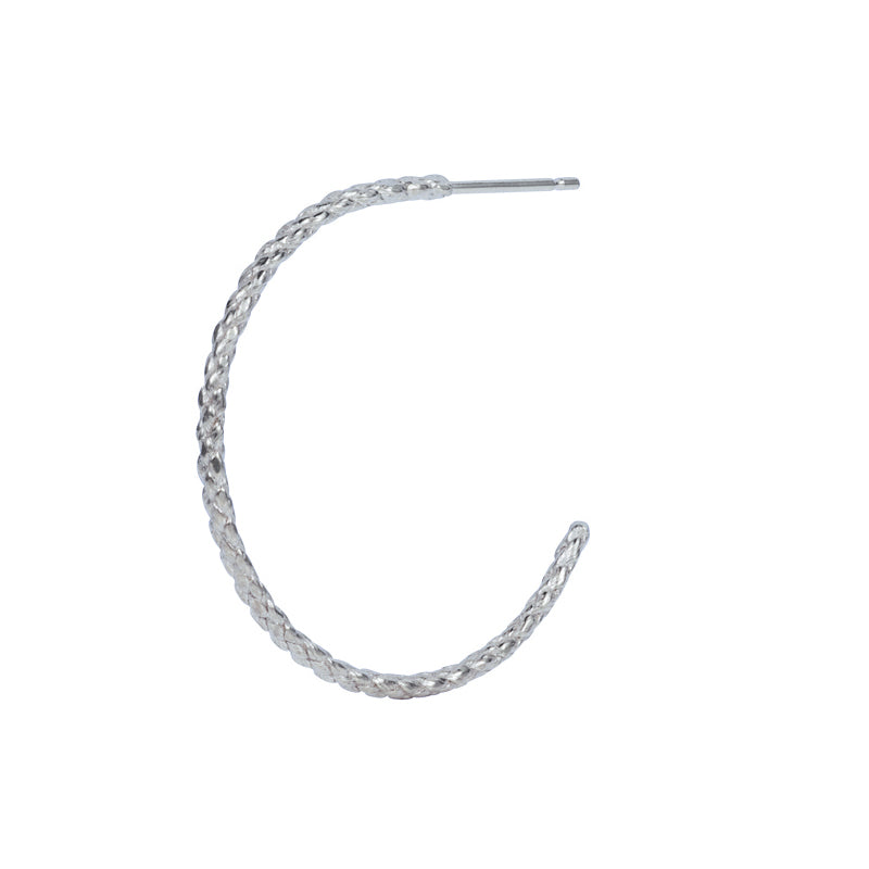 Rope Hoop Earring Large