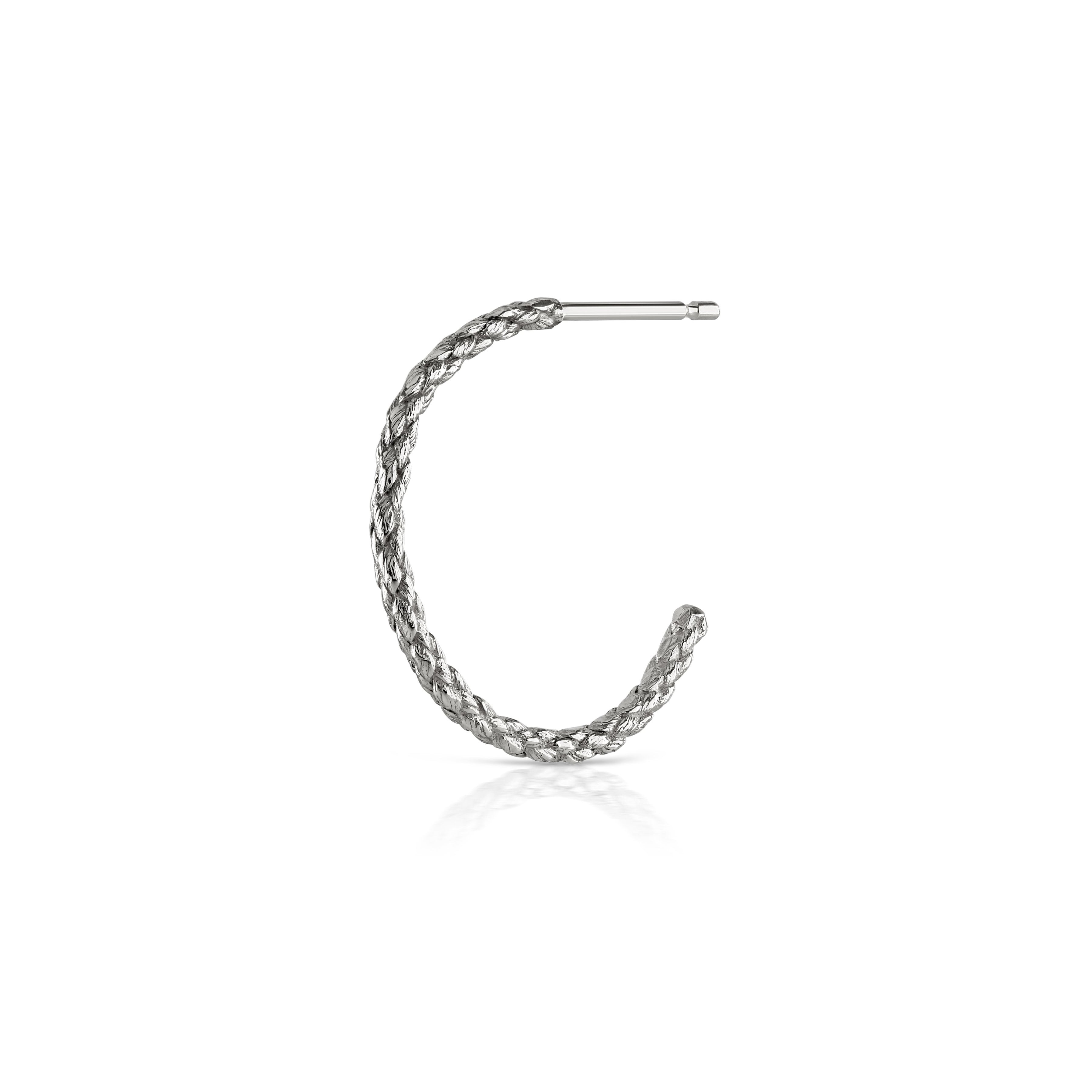 Rope Hoop Earring Medium