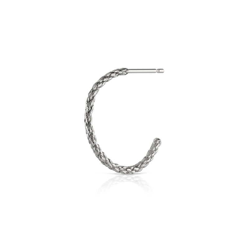 Rope Hoop Earring Medium